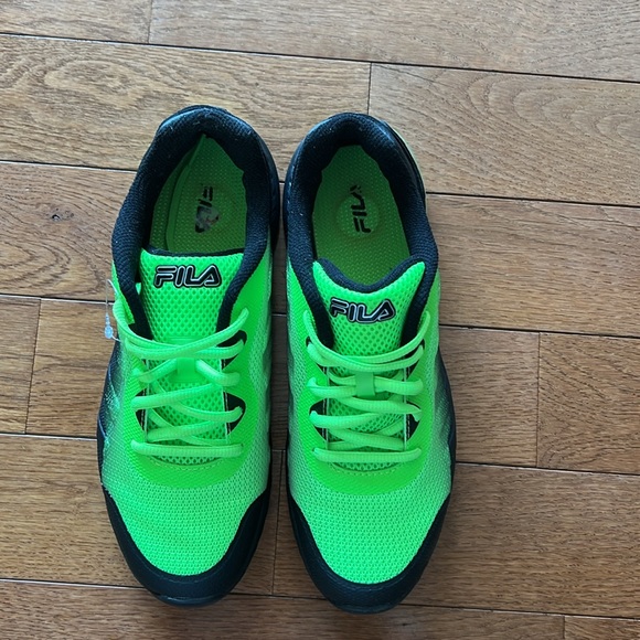 💚FILA ACUMEN VIZ 2 MENS SHOE-NWOT-NEON GREEN/BLACK-7💚 - Picture 6 of 10